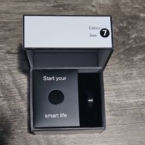 Smart Life Black Wearable Ring